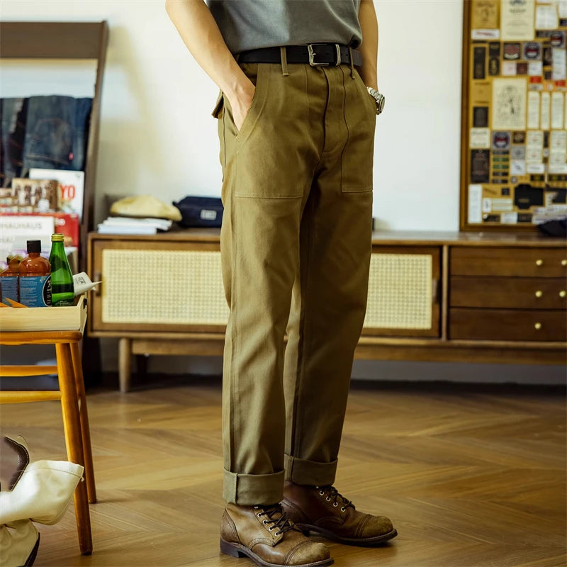 HBT Army Green Fatigue Pants