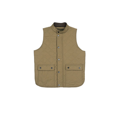 Stand Collar Quilted Vest
