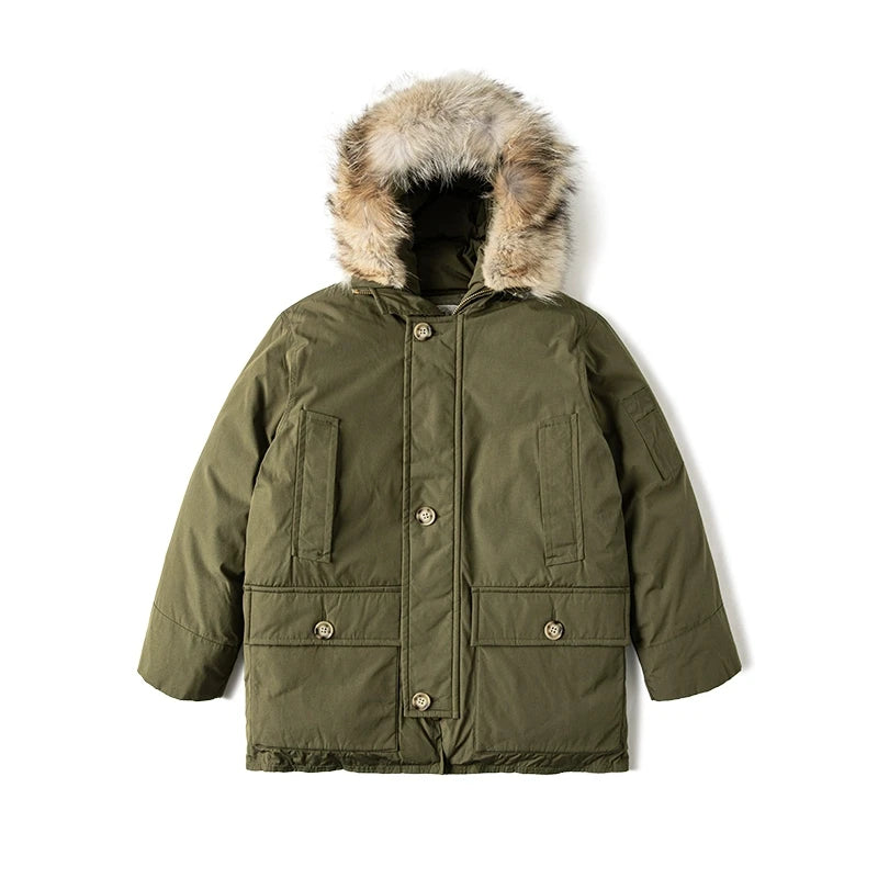 Fur Collar Polar Down Parka