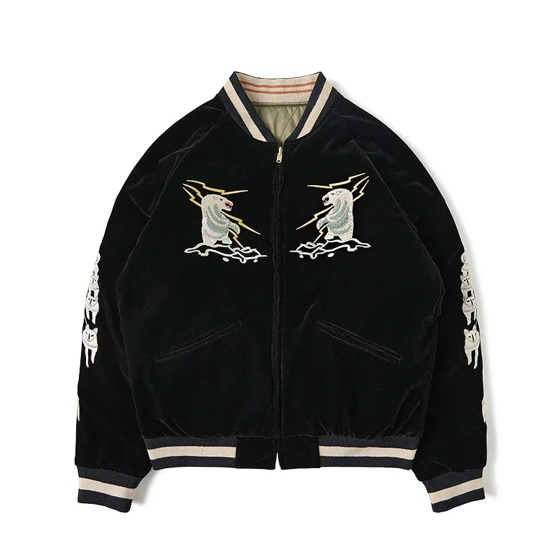 Reversible Alaska Quilted Bomber Jacket