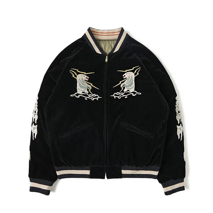 Reversible Alaska Quilted Bomber Jacket