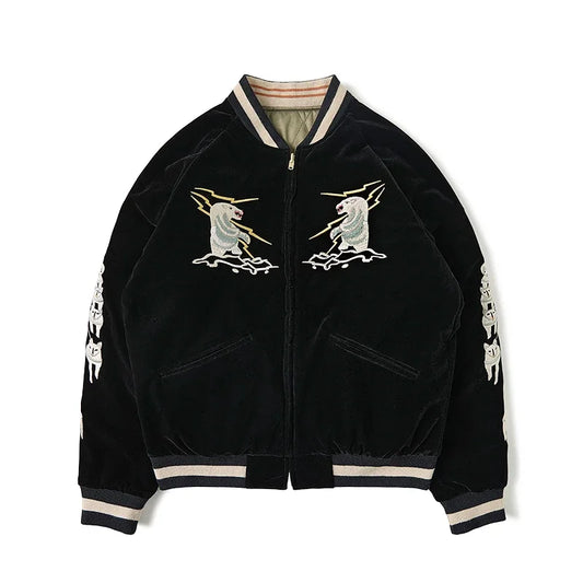 Reversible Alaska Quilted Bomber Jacket