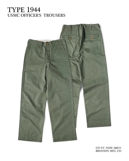 High Waist Chino Trousers