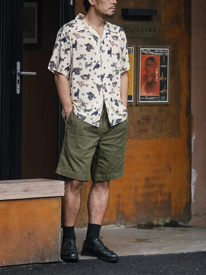 Rayon Cuban Camp Shirt