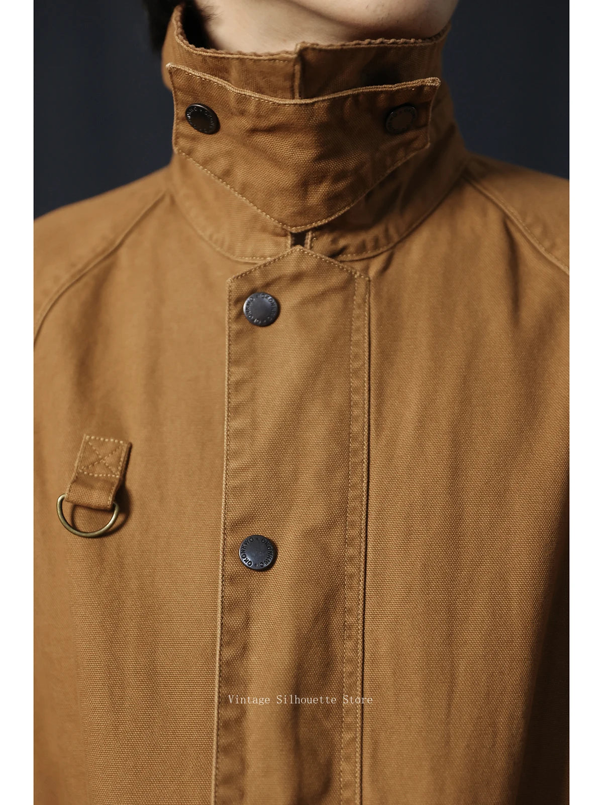 Corduroy Collar Safari Jacket