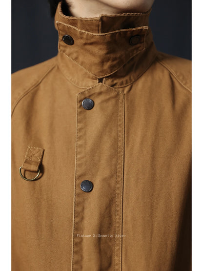Corduroy Collar Safari Jacket