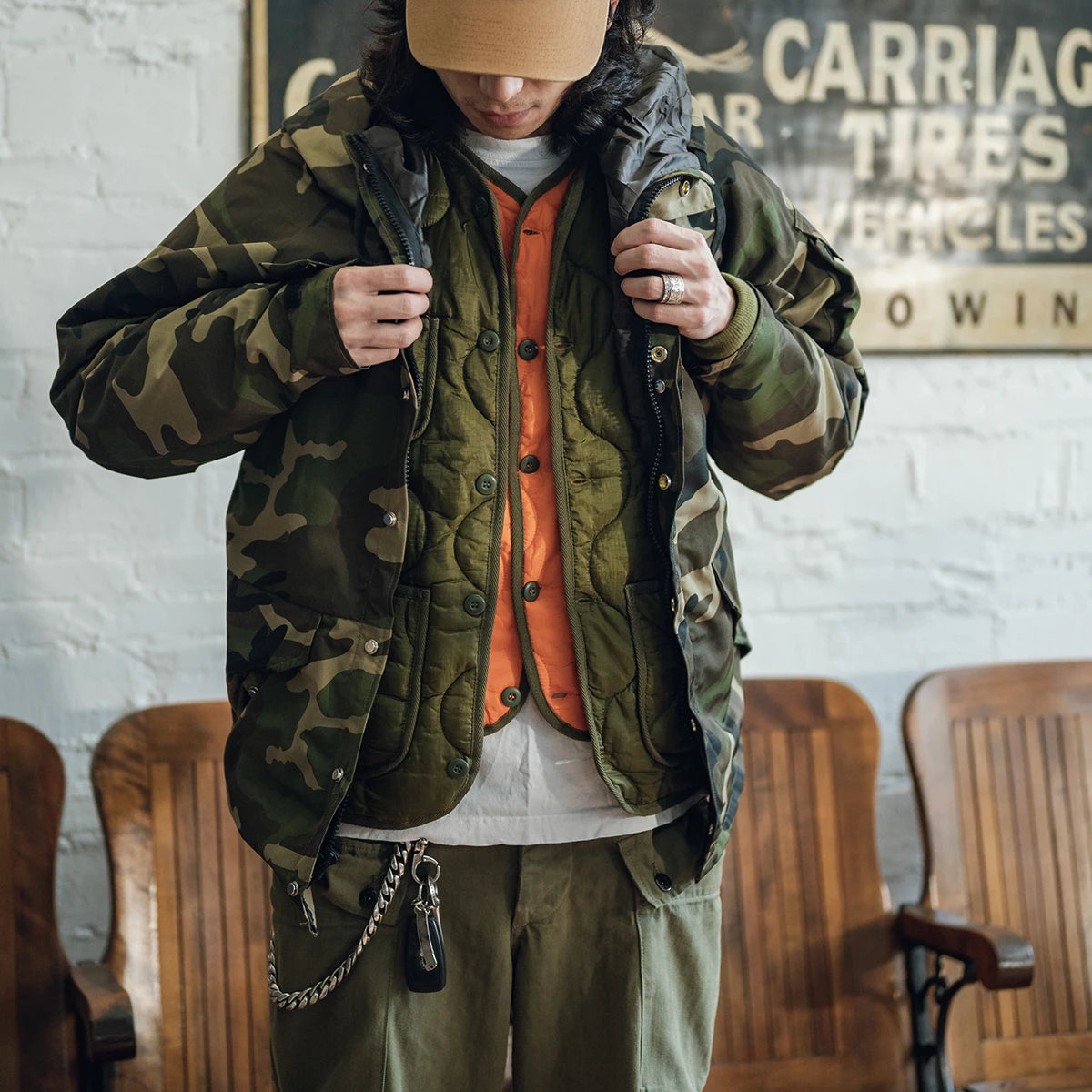 Nylon Quilted Liner Jacket
