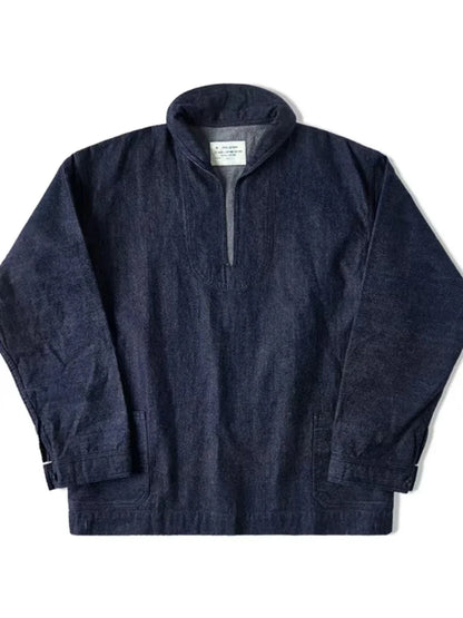Selvedge Denim Pullover Jacket