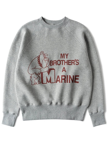 Bulldog Graphic Raglan Sweatshirt