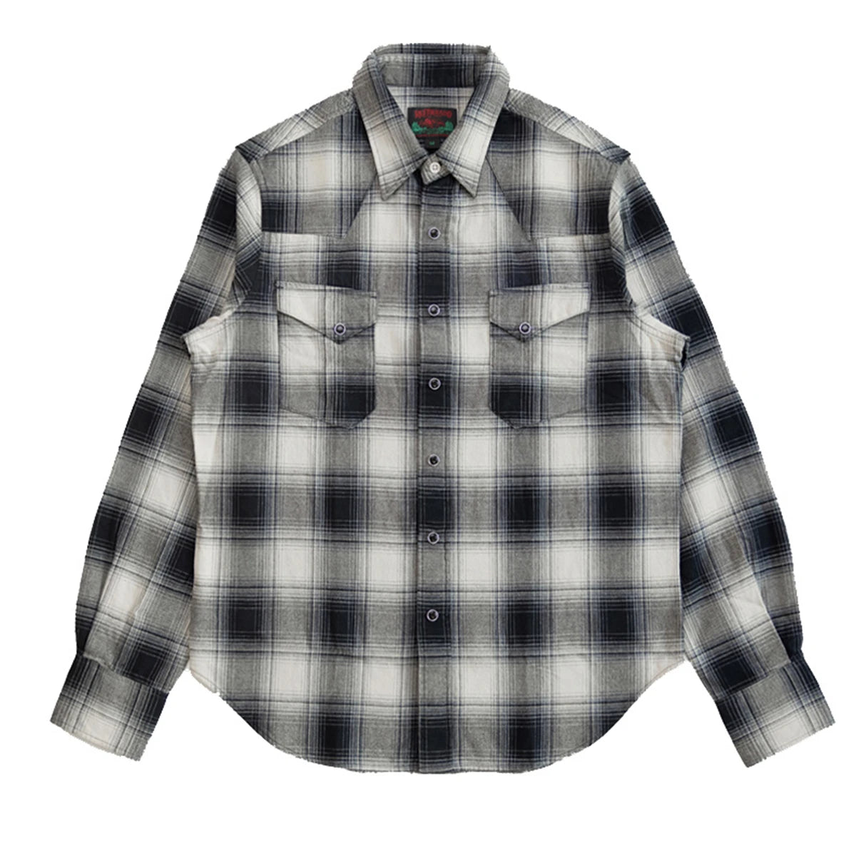 Plaid Flannel Western Shirt
