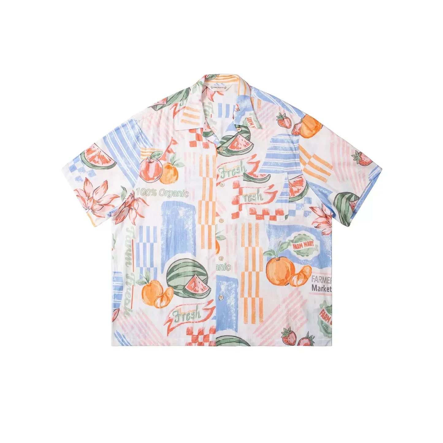 Cotton Linen Hawaiian Shirt
