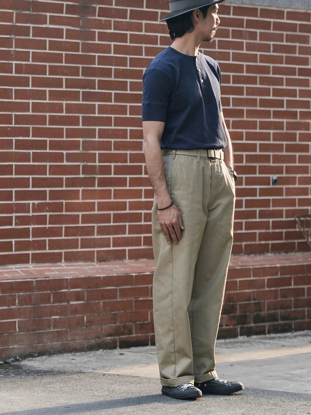 Relaxed Straight Work Pants