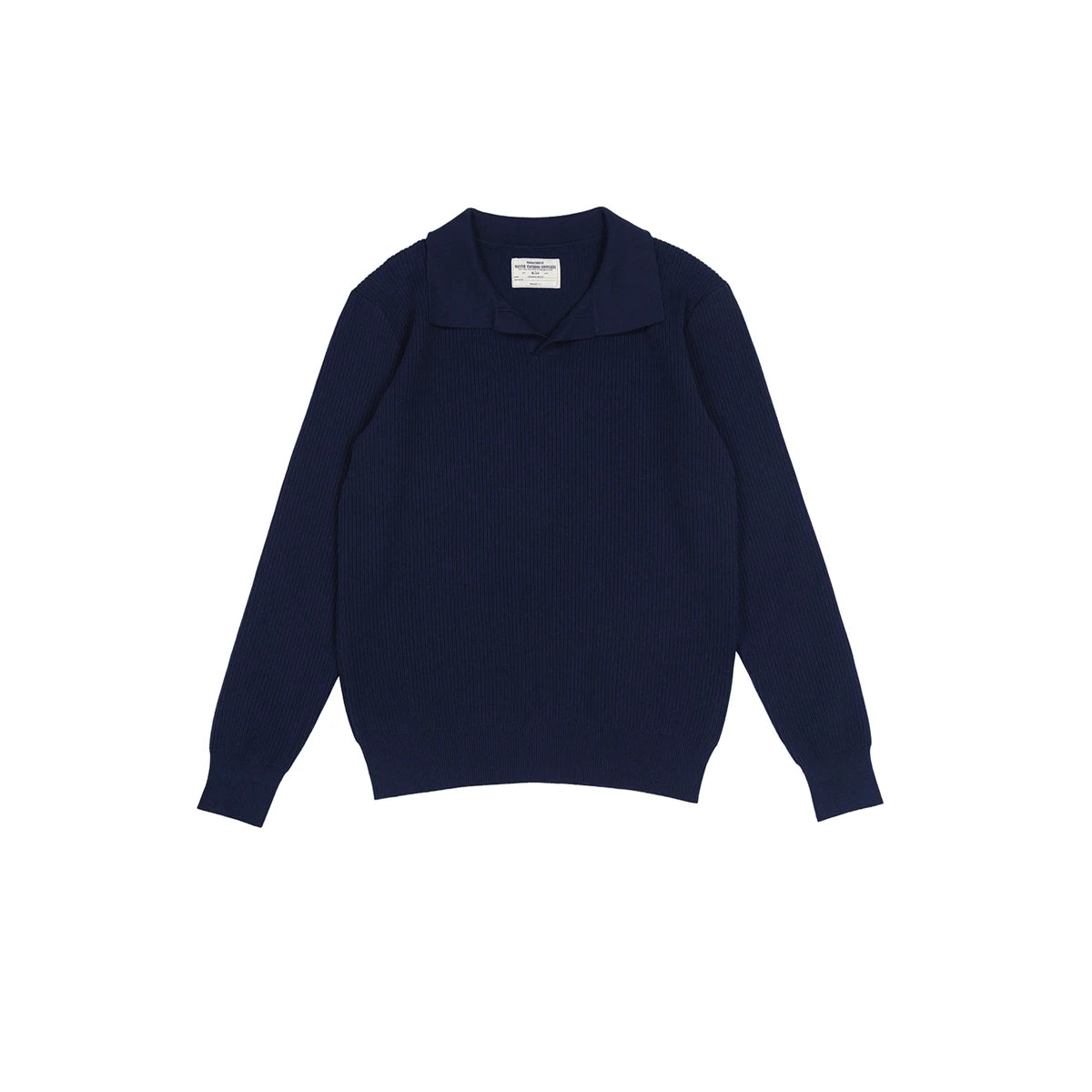 Seagull Collar Knit Polo