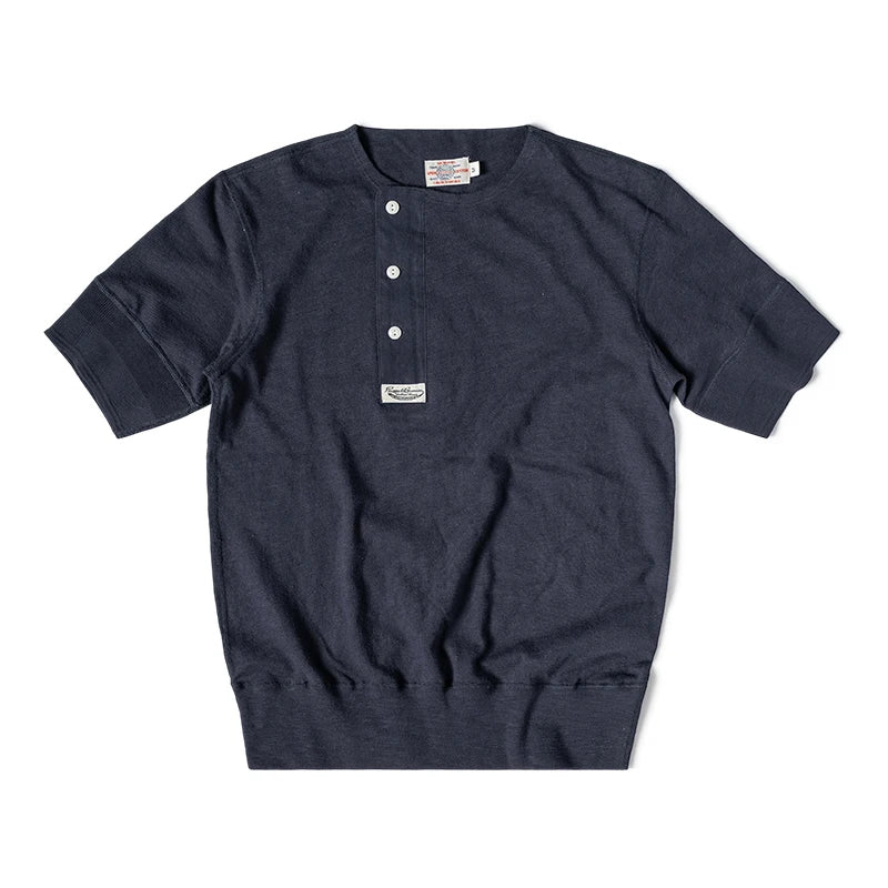 Side Placket Henley Tee