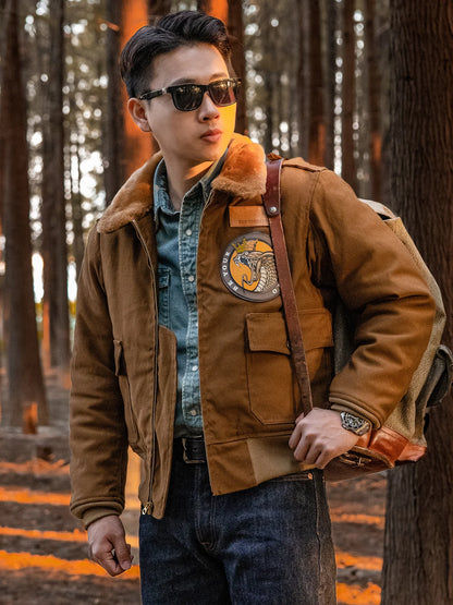 Fur Collar B-10 Flight Jacket