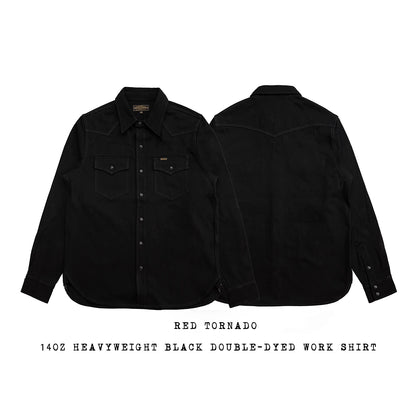 Black Denim Western Shirt