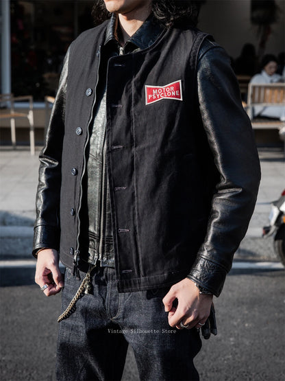 Black Deck Worker Vest