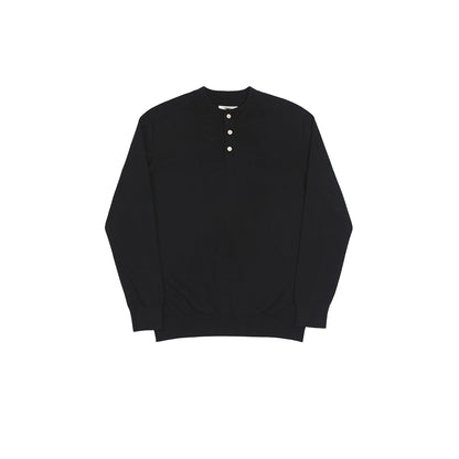 Jacquard Shoulder Henley Shirt