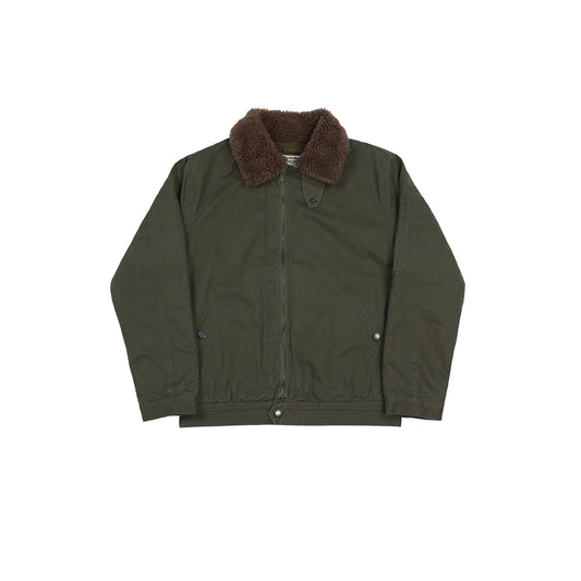 Wool Blend Aviator Bomber Jacket