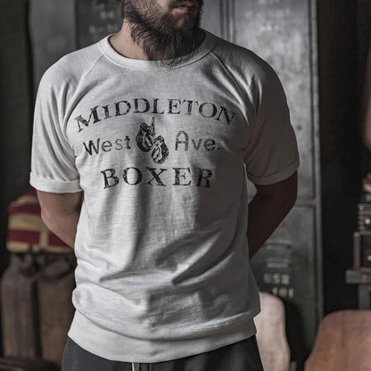 Raglan Boxer Slub Tee