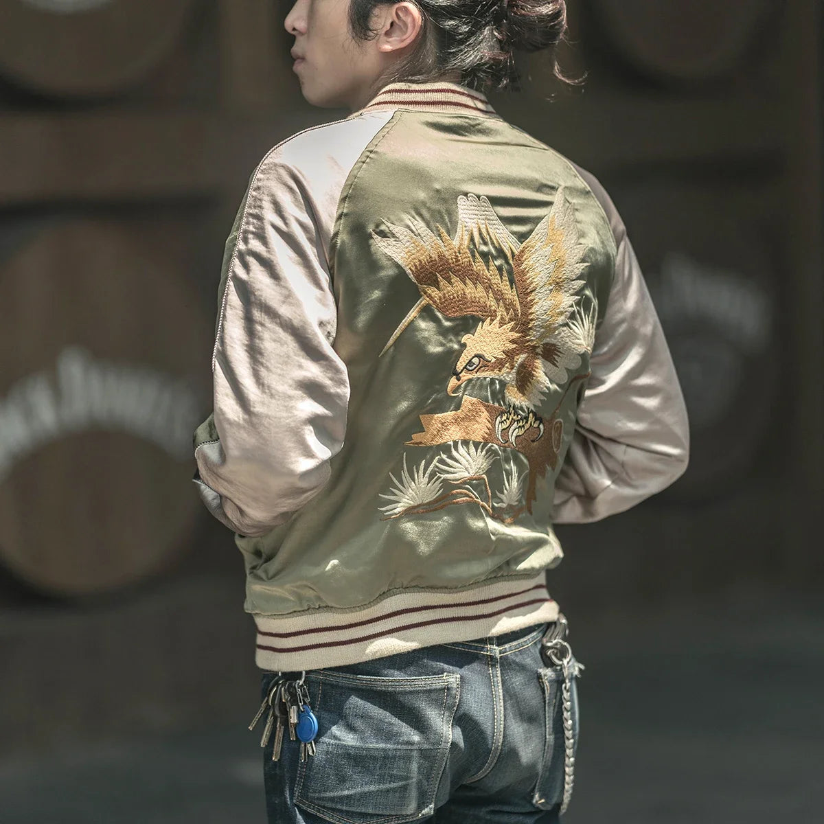 Embroidered Reversible Souvenir Jacket