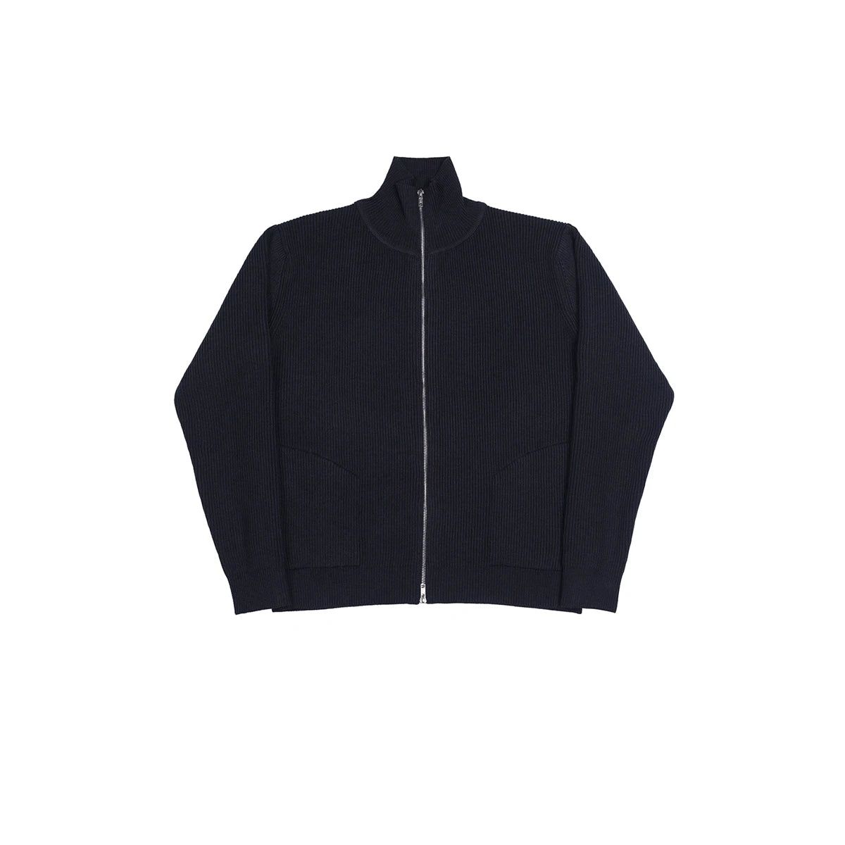 Zip Wool Blend Cardigan