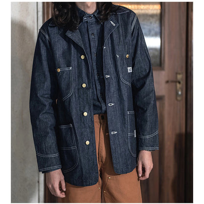 Hickory Stripe Chore Jacket