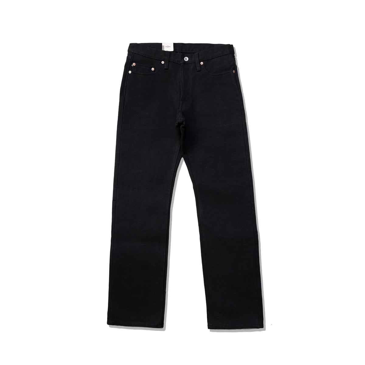 Black Traditional Straight Jeans
