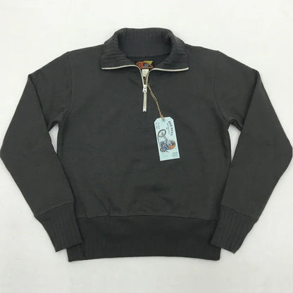 Quarter Zip Motorcycle Sweatshirt