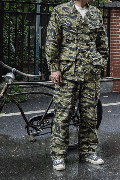 Tiger Stripe Cargo Pants
