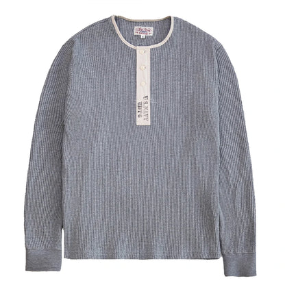 Waffle Long Sleeve Henley