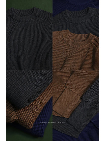 Raglan Wool Blend Sweater