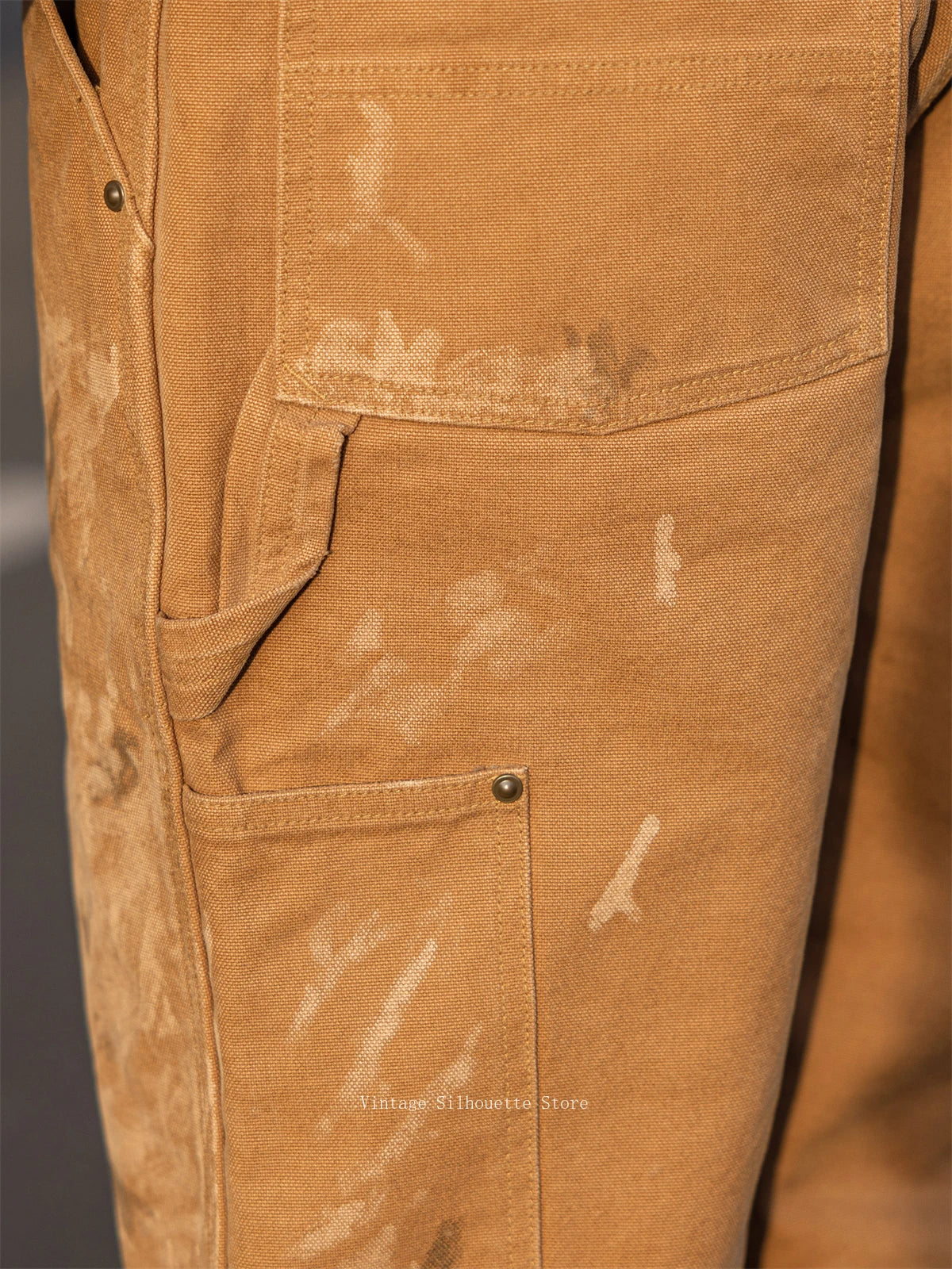 Paint Splatter Carpenter Pants
