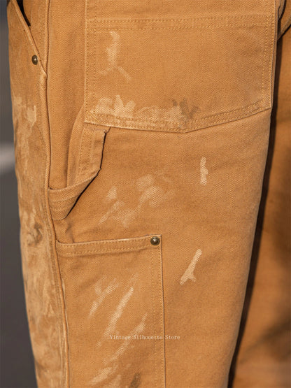 Paint Splatter Carpenter Pants