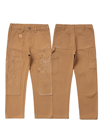 Paint Splatter Carpenter Pants