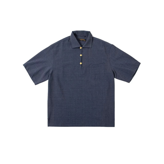Plaid Short Sleeve Pullover Shirt