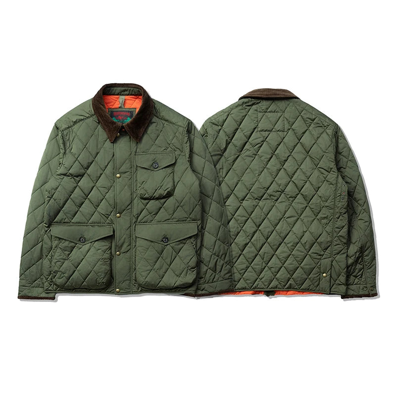 Quilted Corduroy Collar Jacket