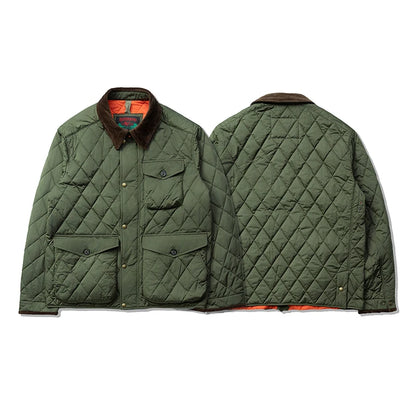 Quilted Corduroy Collar Jacket