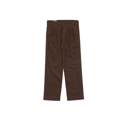 Corduroy Double Pleat Trousers
