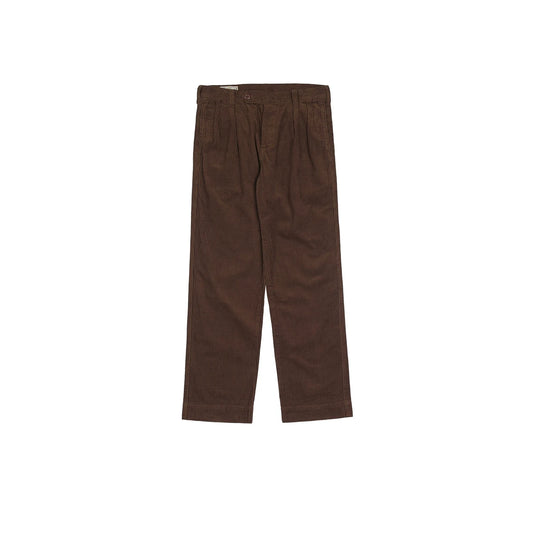 Corduroy Double Pleat Trousers