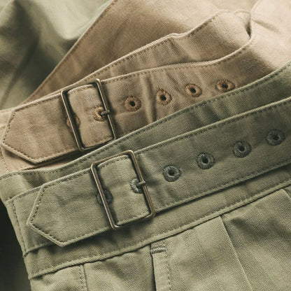 Adjustable Waist Gurkha Shorts