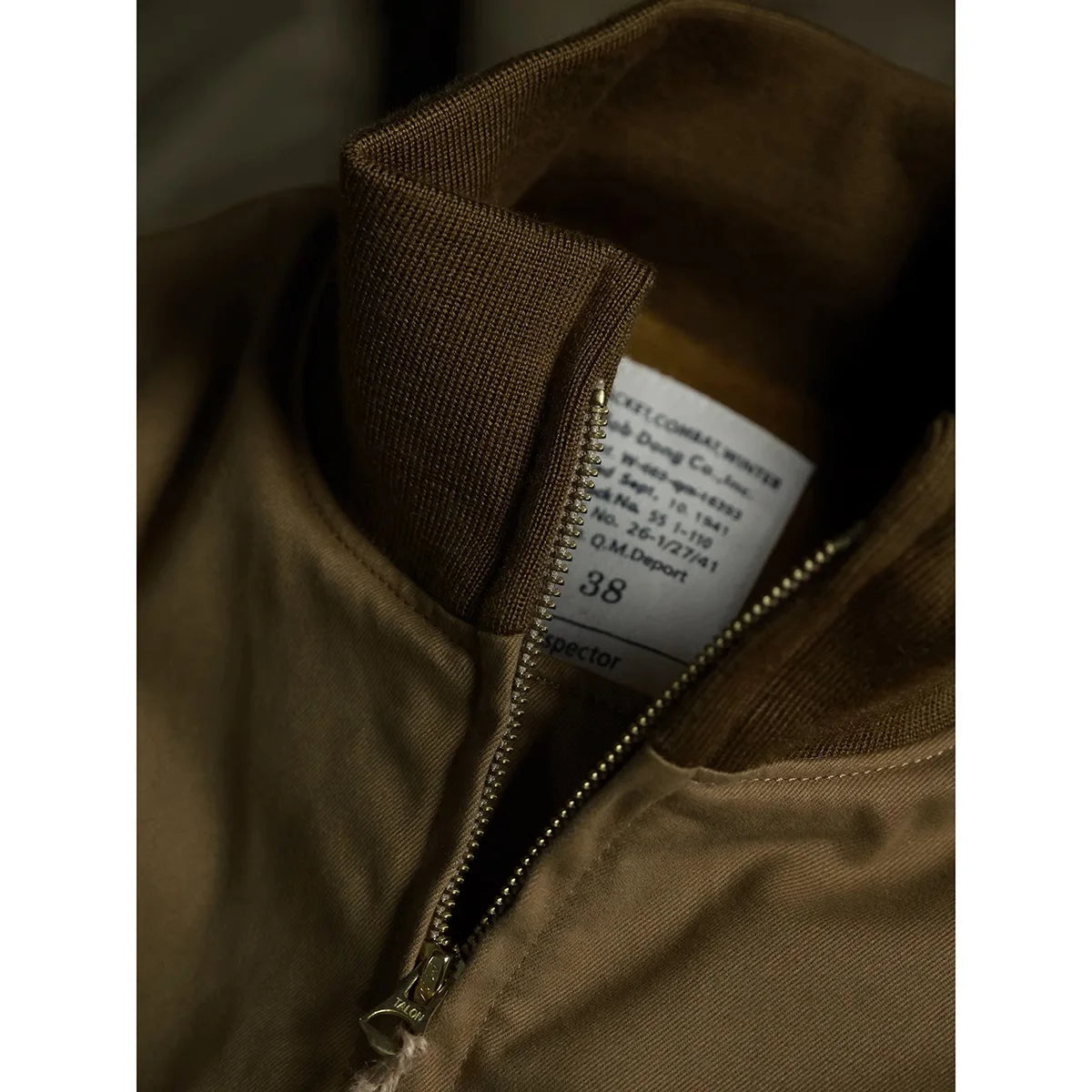 Plain Wool Lined Tanker Jacket