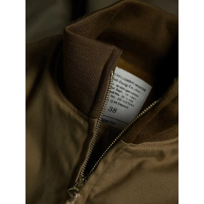 Plain Wool Lined Tanker Jacket