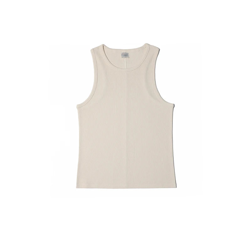 Ribbed Cotton Tank Top