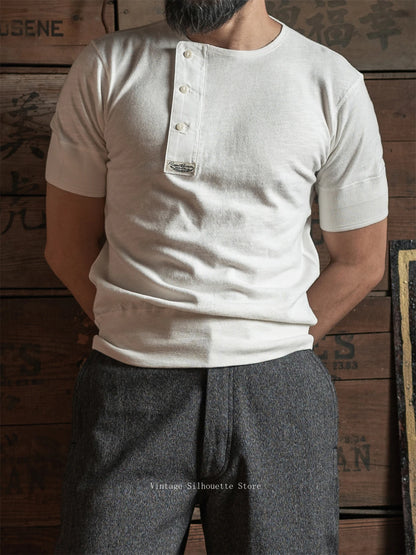 Side Placket Henley Tee