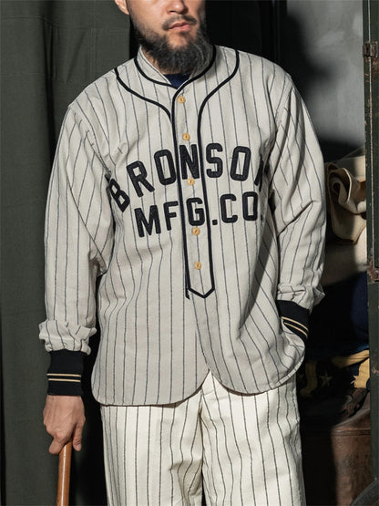 Stripe Baseball Jersey Shirt
