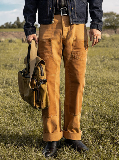 Two Tone Duck Canvas Overalls