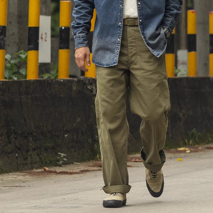 Herringbone Twill Utility Pants