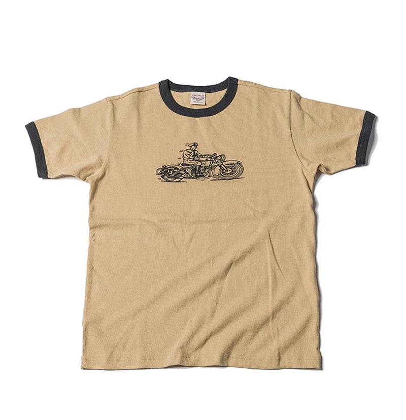 Rider Graphic Ringer Tee