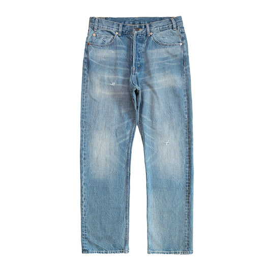 Light Wash Straight Jeans